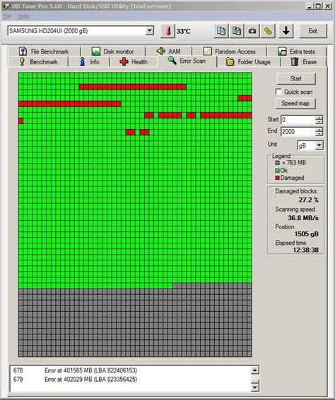 HDD Bad Sector Sorunu Çözümü: HD Tune Rehberi